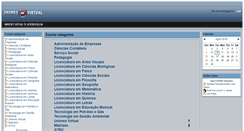 Desktop Screenshot of campus14.unimesvirtual.com.br