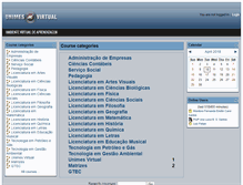 Tablet Screenshot of campus14.unimesvirtual.com.br